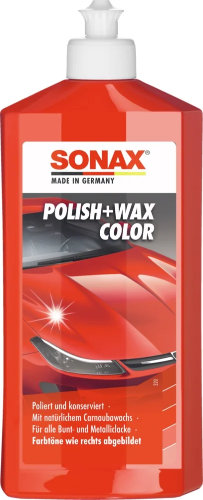 Sonax - SONAX Polish+Wax Color rot - 500 ml - SONAX Polish+Wax Color rot - 500 ml