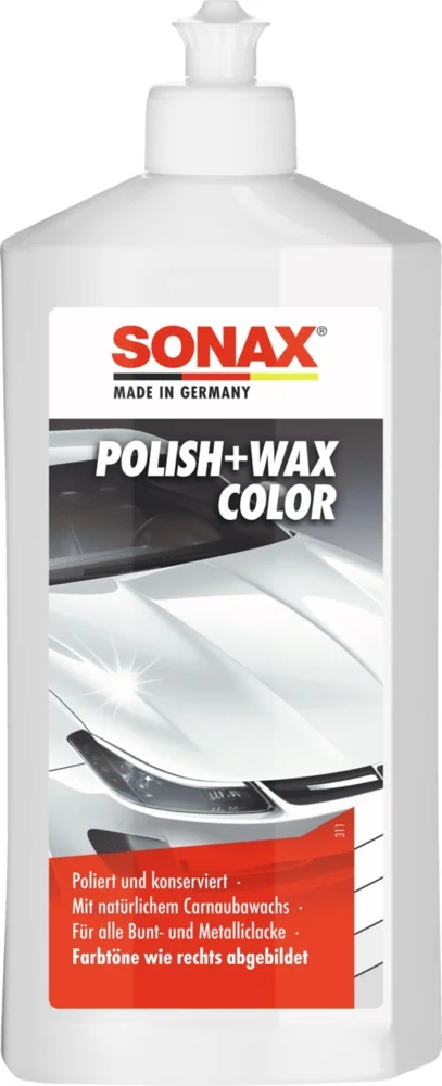 Sonax - SONAX Polish+Wax Color weiß - 500 ml - SONAX Polish+Wax Color weiß - 500 ml