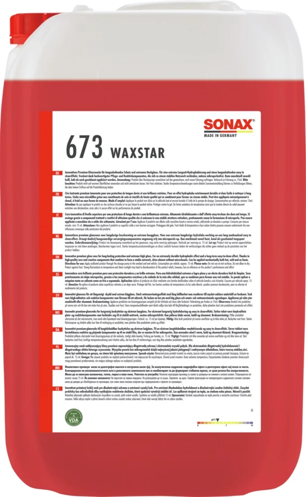 Sonax - SONAX WaxStar - 25 Ltr - SONAX WaxStar - 25 Ltr