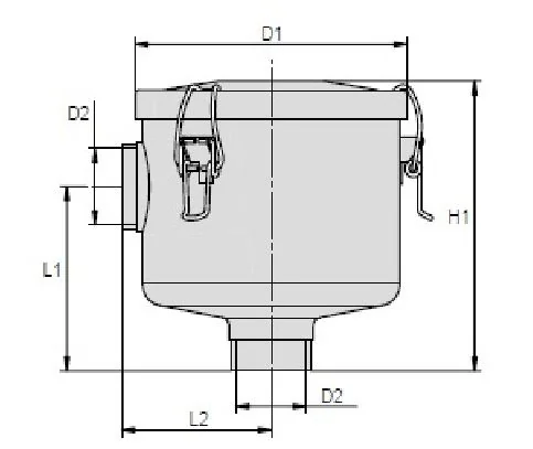 Sotras - SA6825 - Luftfilter (Vakuumfilter 4inches  NPT)