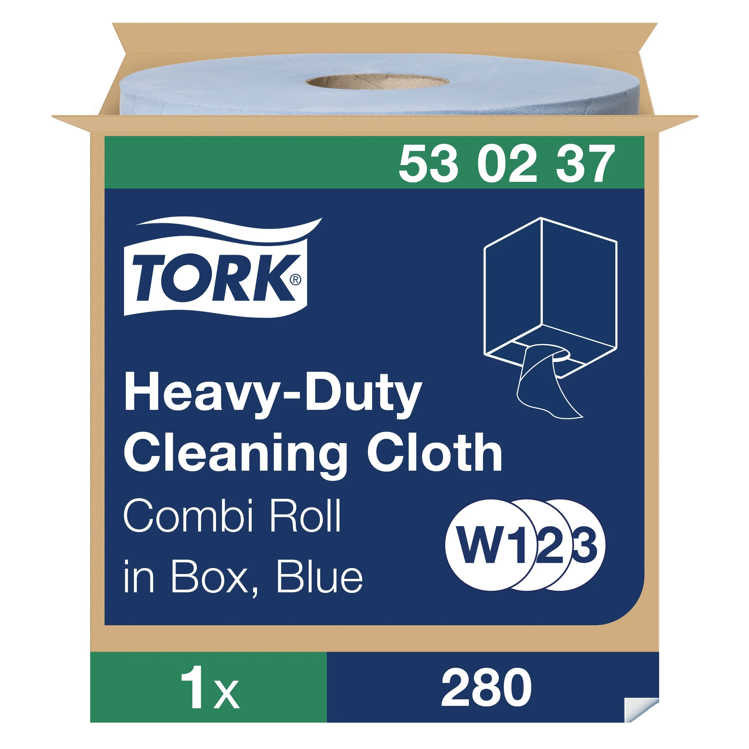 Tork - Tork Extrastarke Reinigungstücher - blau W1/2/3