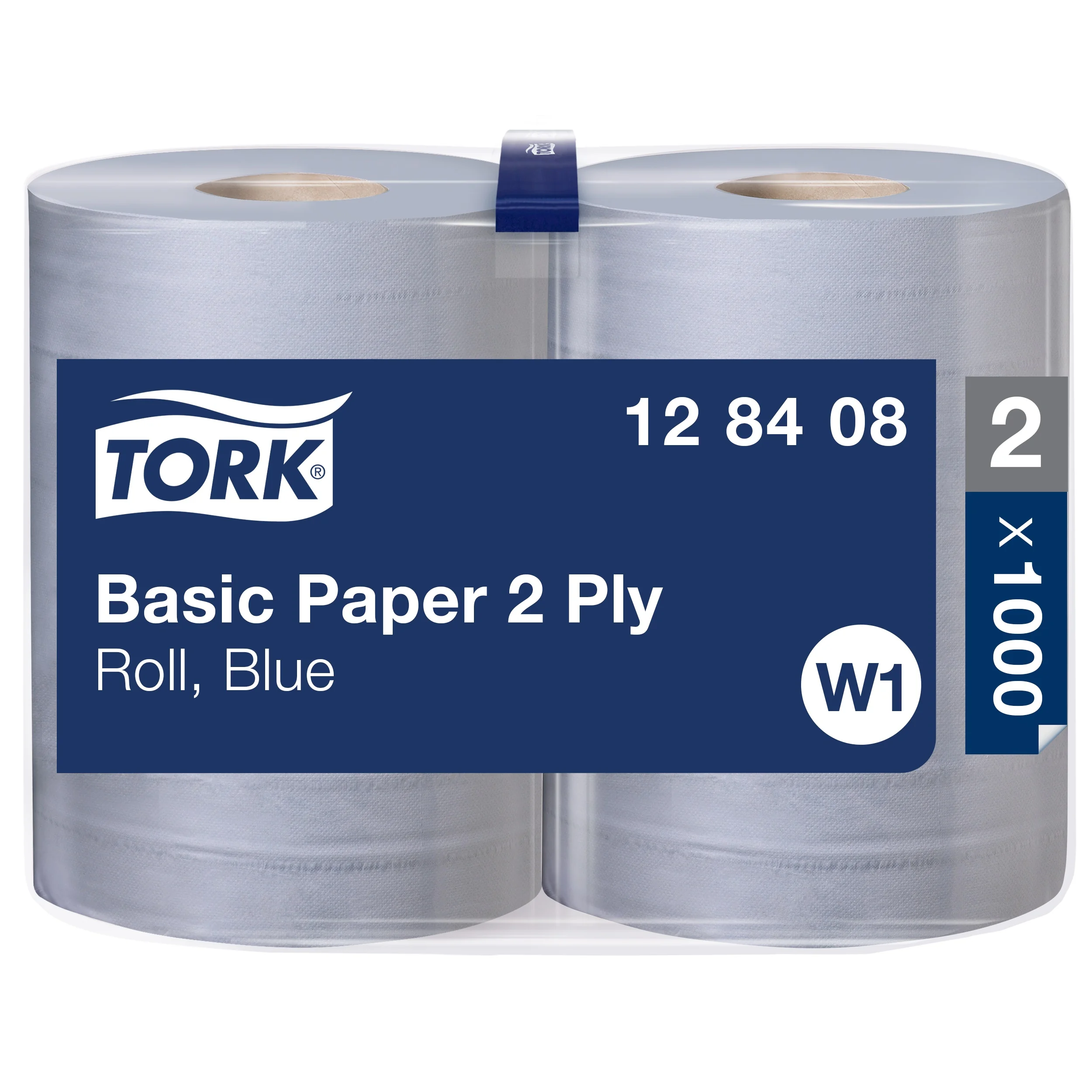 Tork - Tork Standard-Papierwischtücher - 2 Rollen, W1, blau