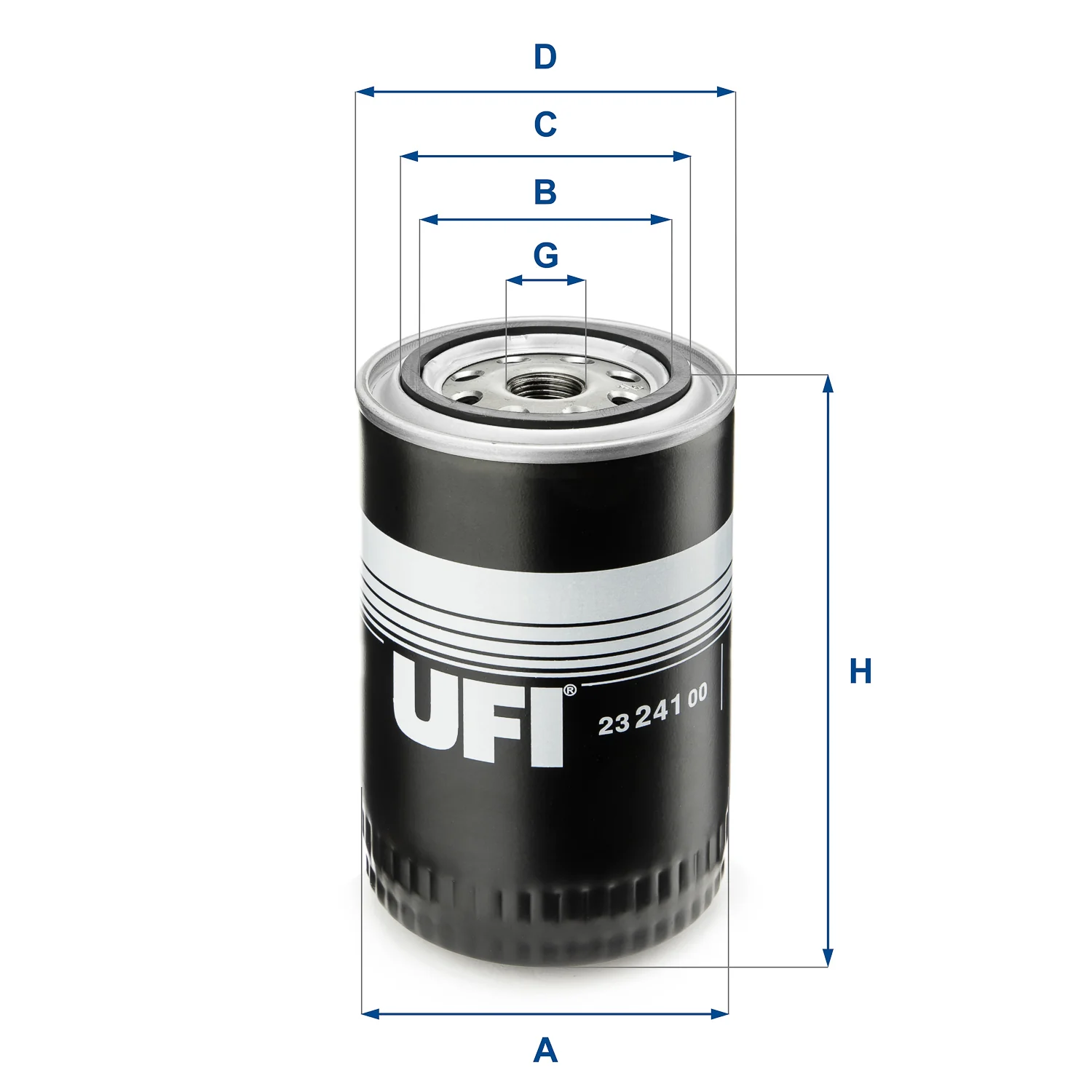 UFI Filters - 23.241.00 - Ölfilter SpinOn