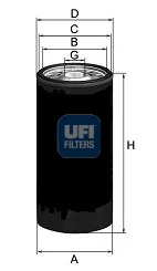 UFI Filters - 23.276.00 - Ölfilter SpinOn