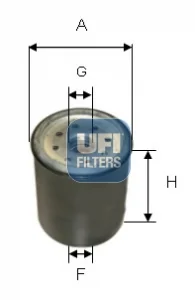 UFI Filters - 24.158.00 - Kraftstofffilter SpinOn