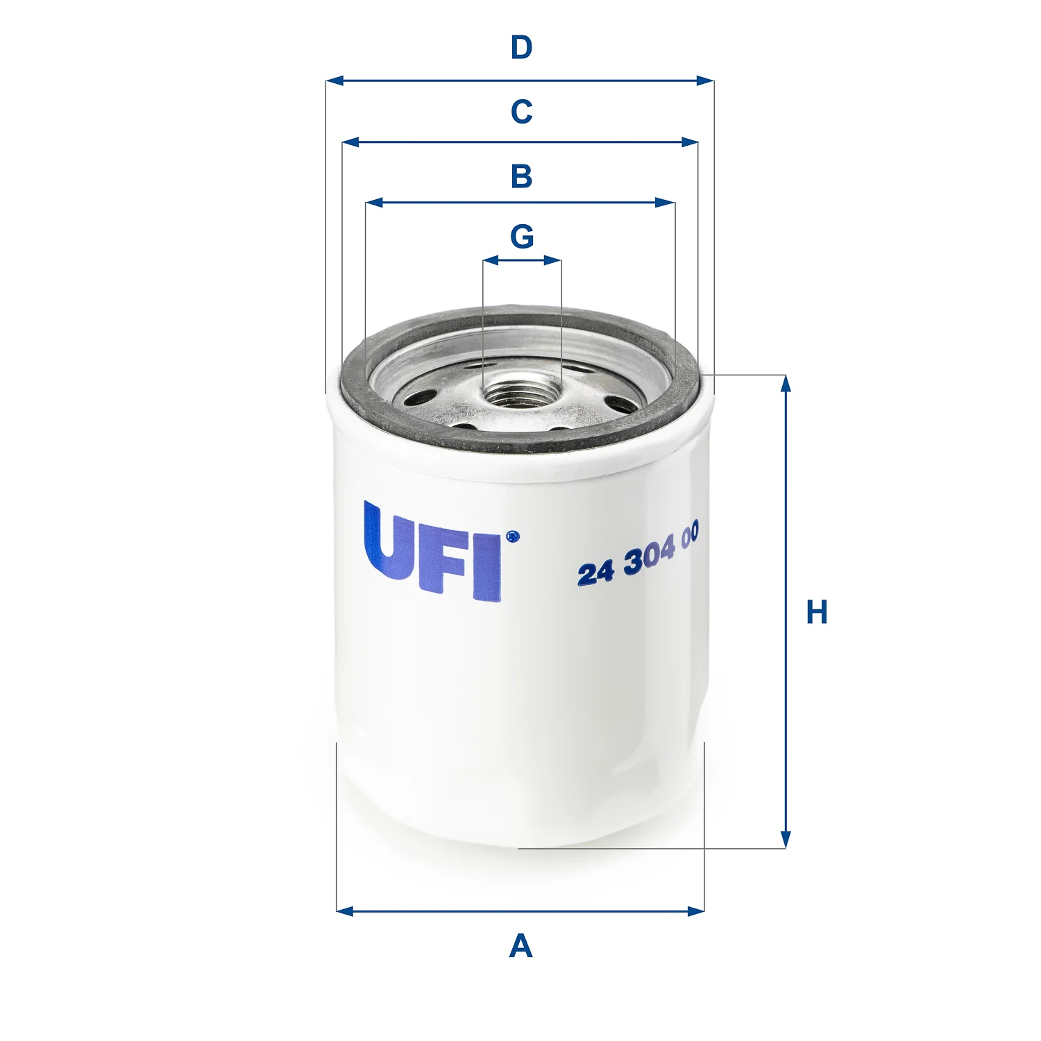 UFI Filters - 24.304.00 - Kraftstofffilter SpinOn