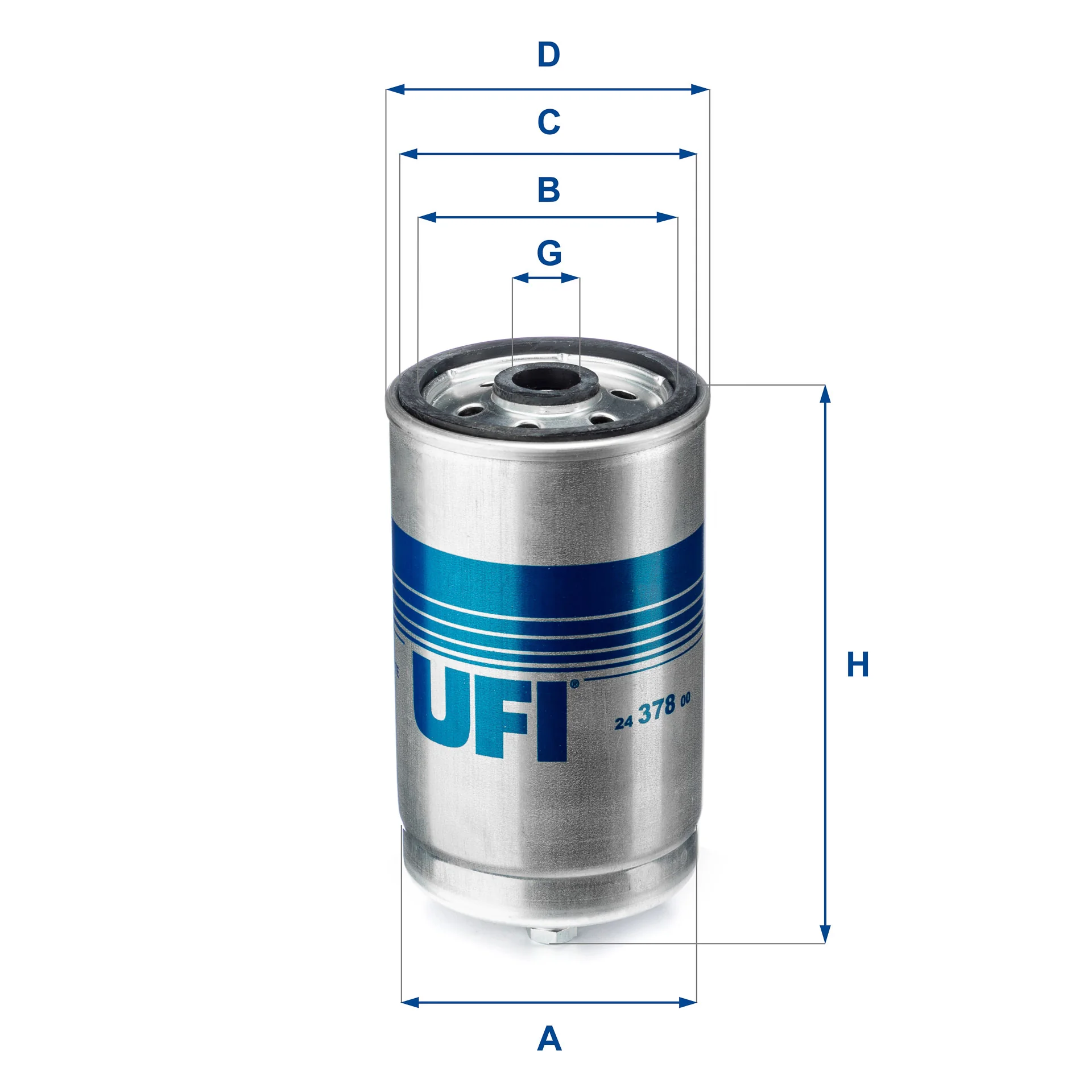 UFI Filters - 24.378.00 - Kraftstofffilterelement