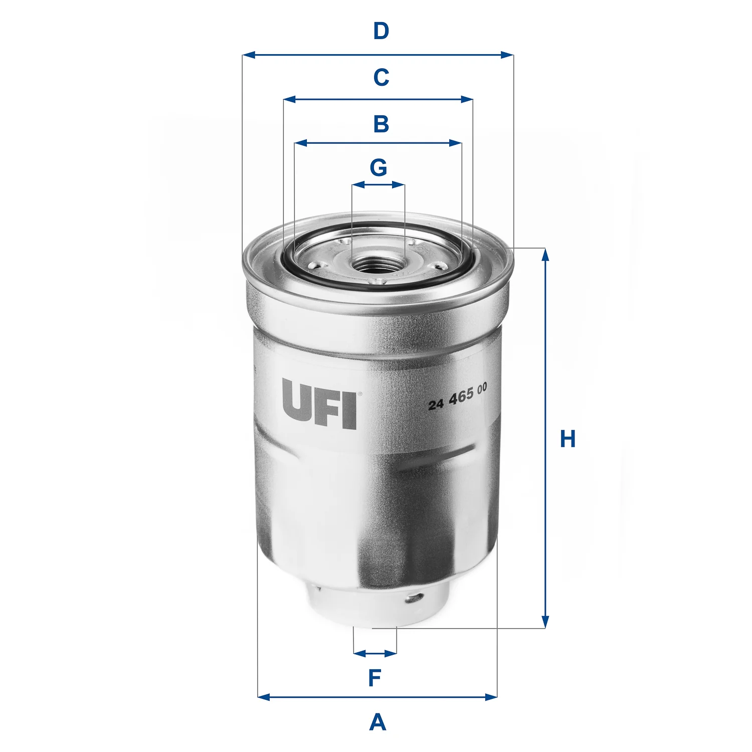 UFI Filters - 24.465.00 - Kraftstofffilterelement