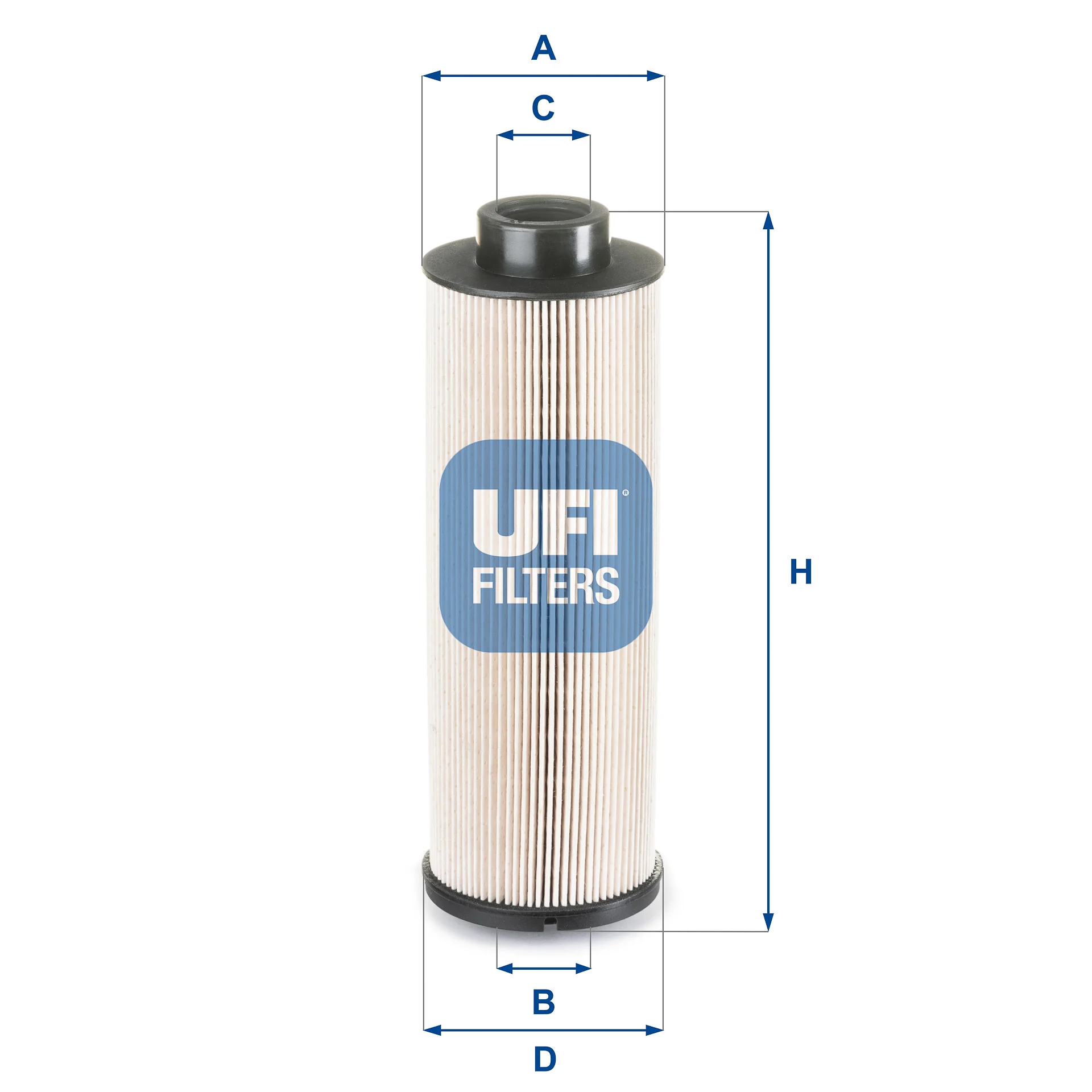 UFI Filters - 26.004.00 - Kraftstofffilterelement