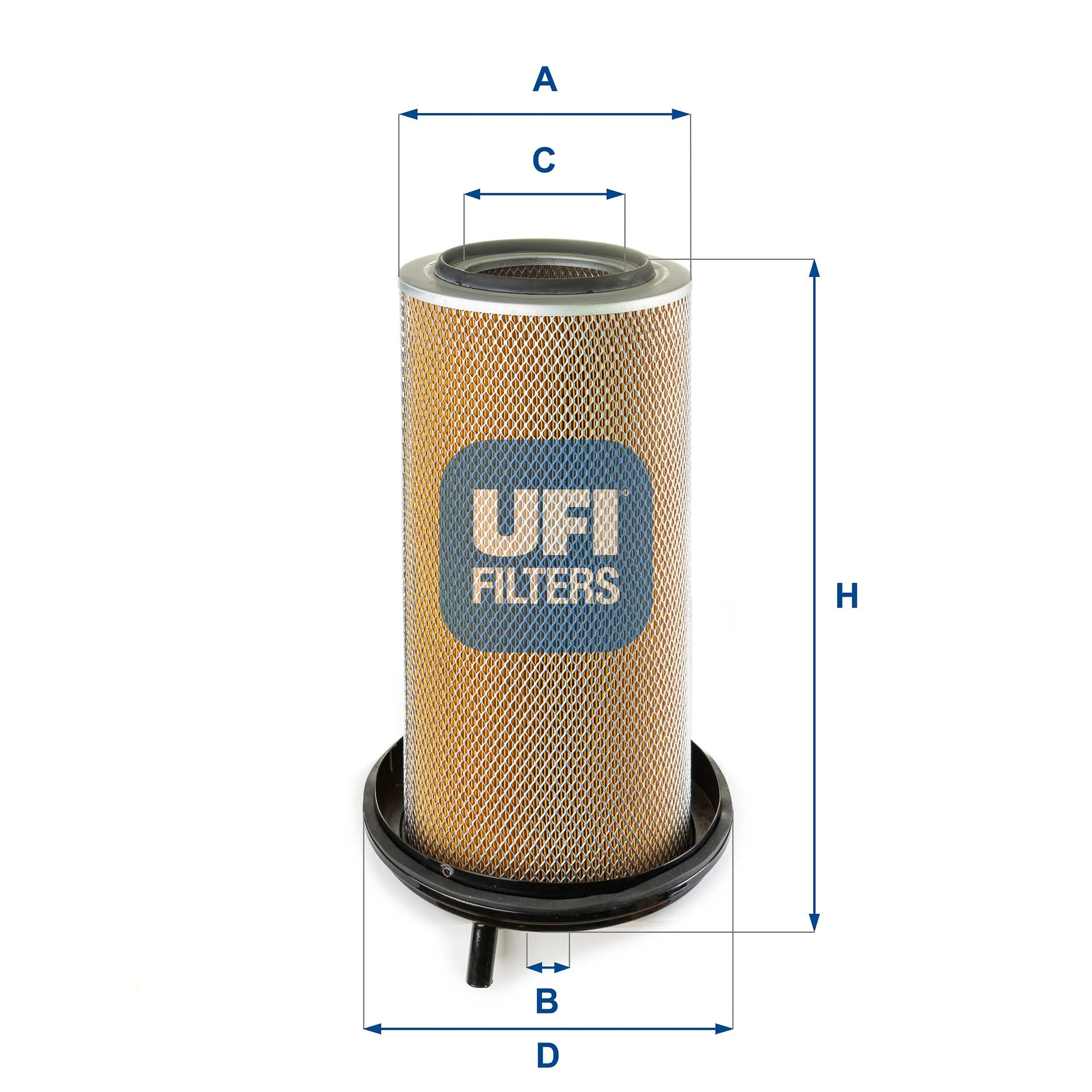 UFI Filters - 27.186.00 - Luftfilterelement