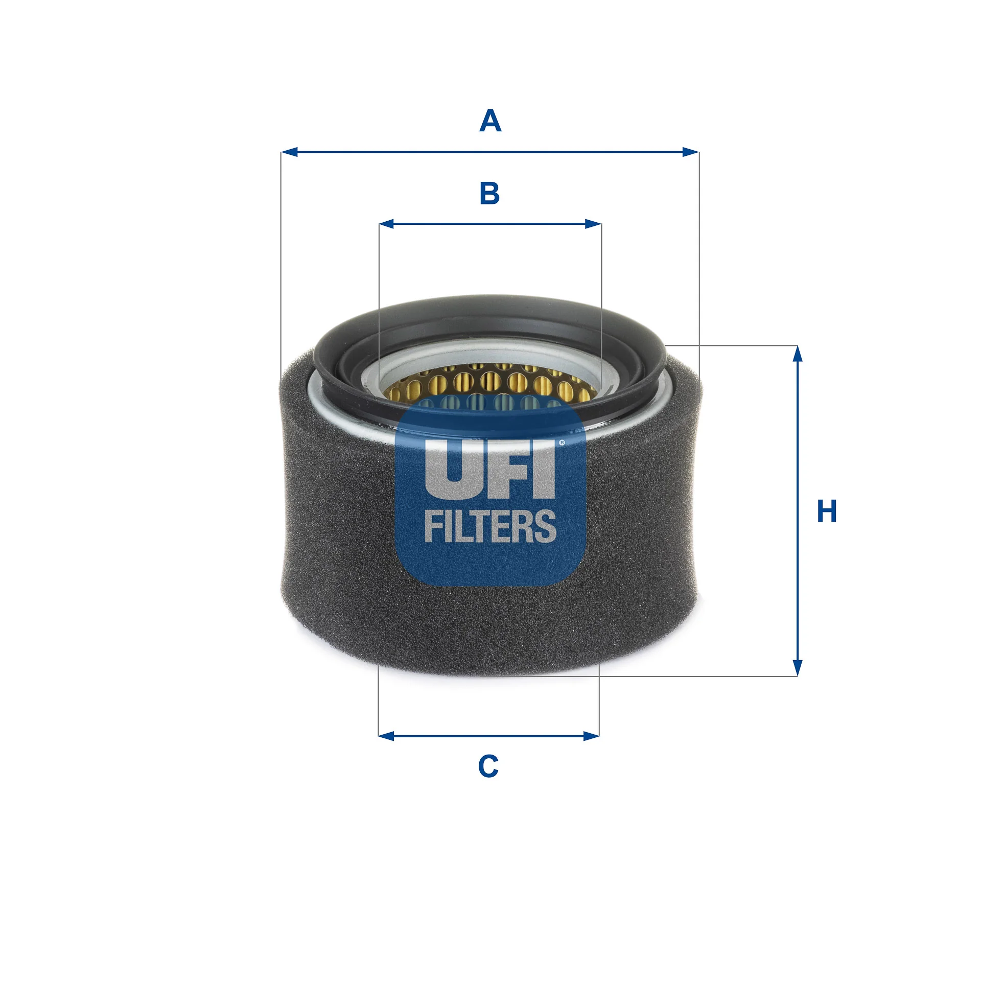 UFI Filters - 27.201.03 - Luftfilterelement
