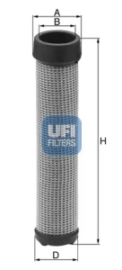 UFI Filters - 27.540.00 - Luftfilterelement