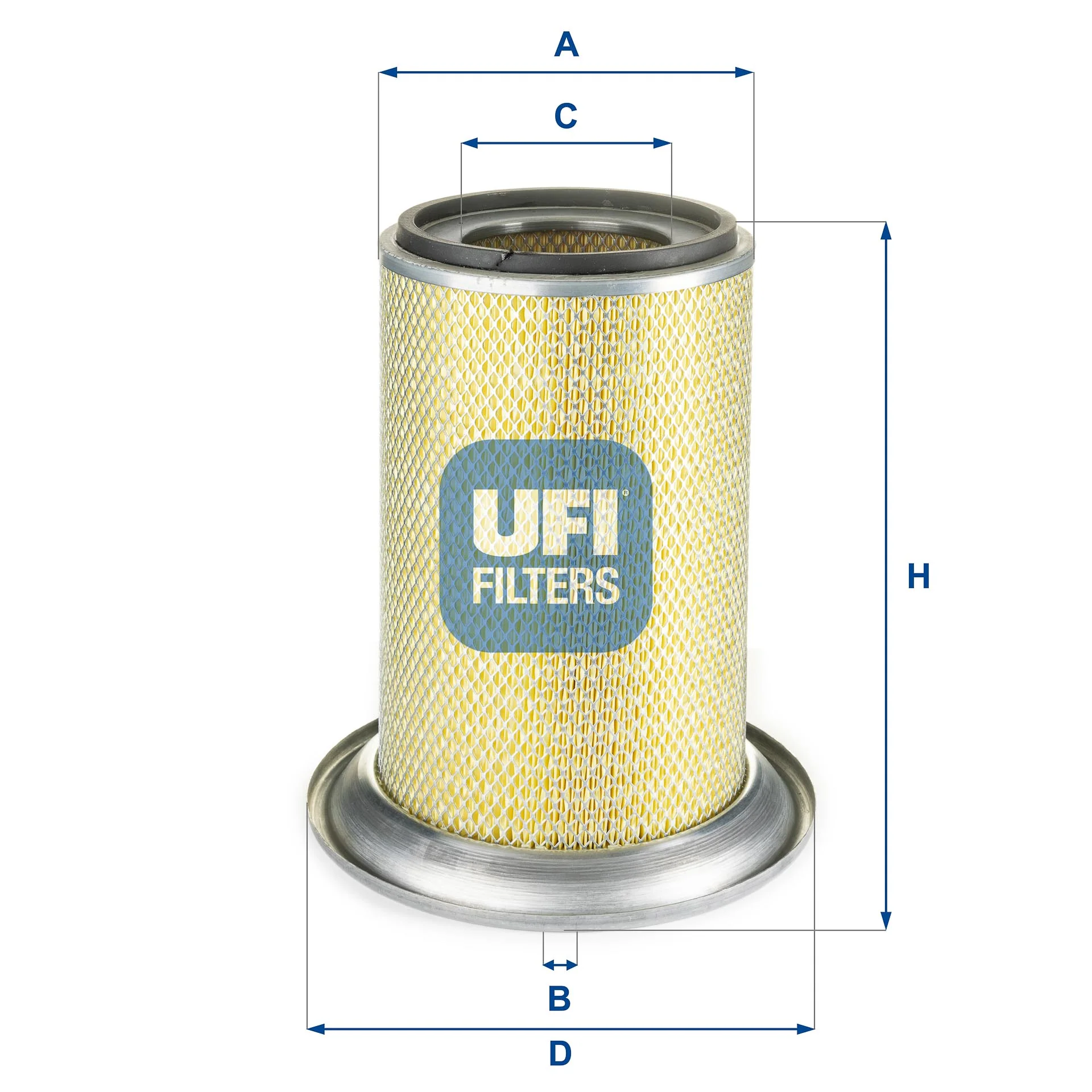 UFI Filters - 27.614.00 - Luftfilterelement