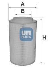 UFI Filters - 27.650.00 - Luftfilterelement