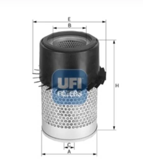 UFI Filters - 27.965.00 - Luftfilterelement