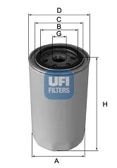 UFI Filters - 80.040.00 - Ölfilter SpinOn
