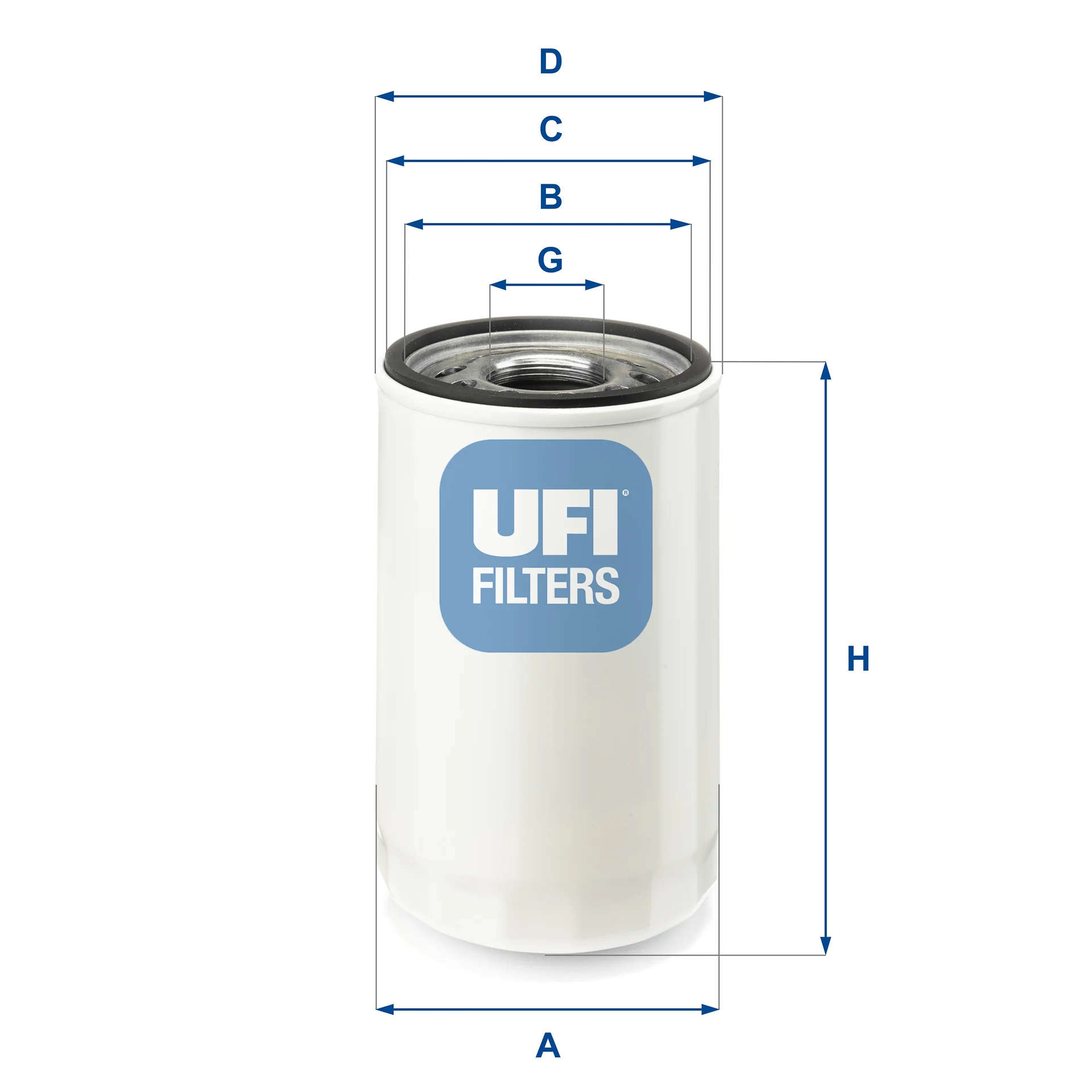 UFI Filters - 80.041.00 - Ölfilter SpinOn