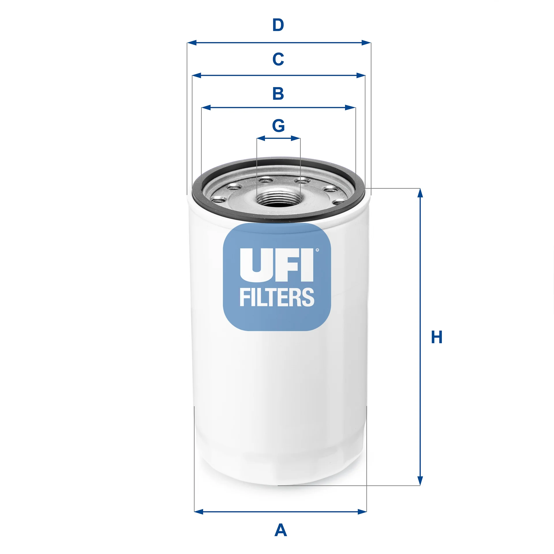 UFI Filters - 80.043.00 - Ölfilter SpinOn