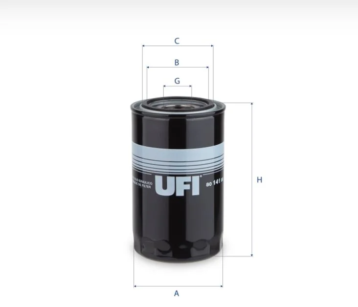 UFI Filters - 80.141.00 - Hydraulikfilter SpinOn