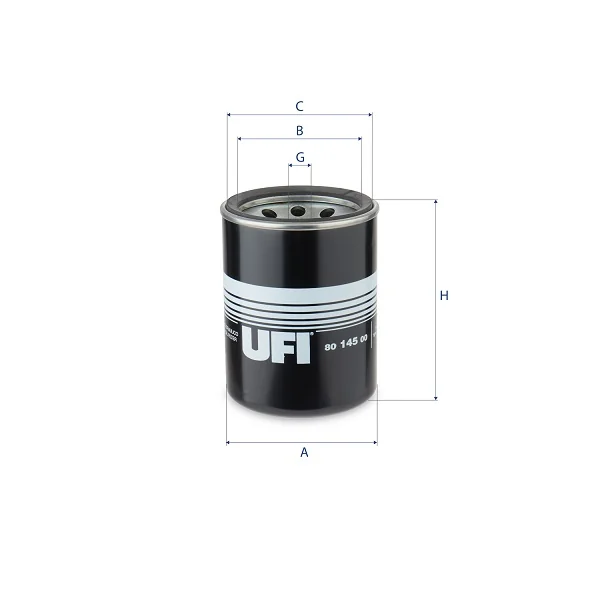 UFI Filters - 80.145.00 - Hydraulikfilter SpinOn