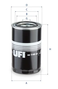 UFI Filters - 80.146.00 - Ölfilter SpinOn
