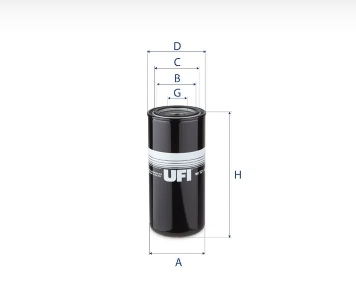 UFI Filters - 82.131.00 - Hydraulikfilter SpinOn