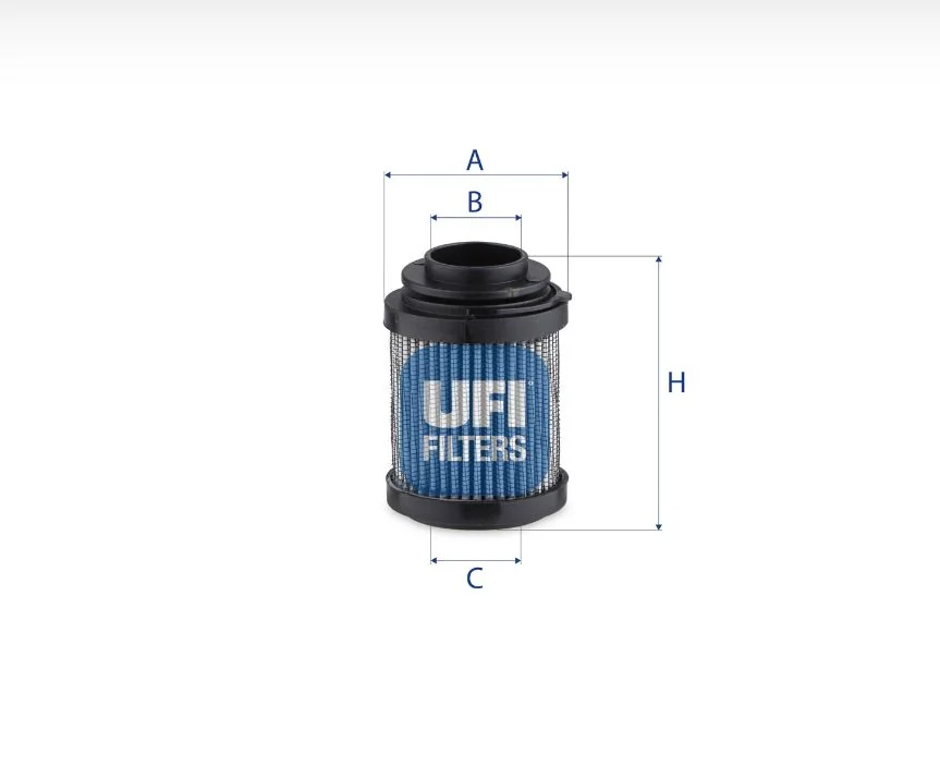 UFI Filters - 83.062.00 - Hydraulikfilterelement (Rücklauffilter)