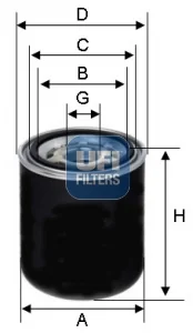 UFI Filters - 86.008.00 - Ölfilter SpinOn