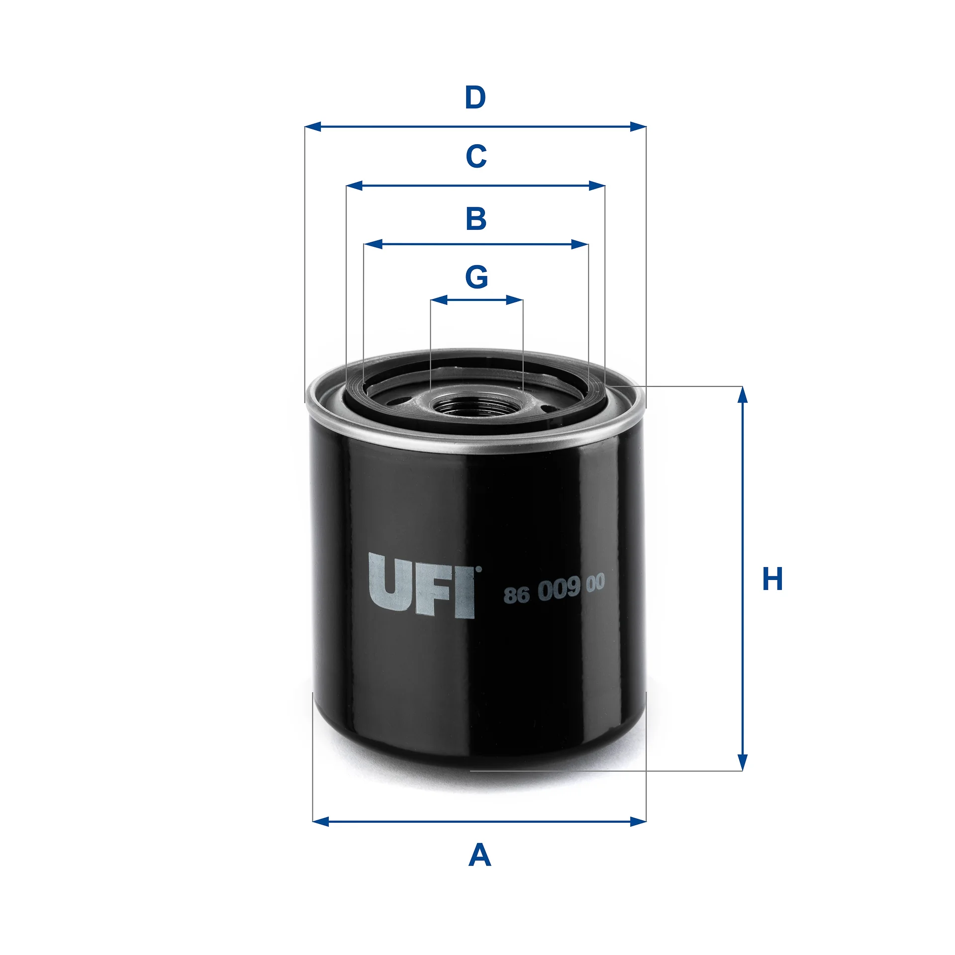 UFI Filters - 86.009.00 - Ölfilter SpinOn