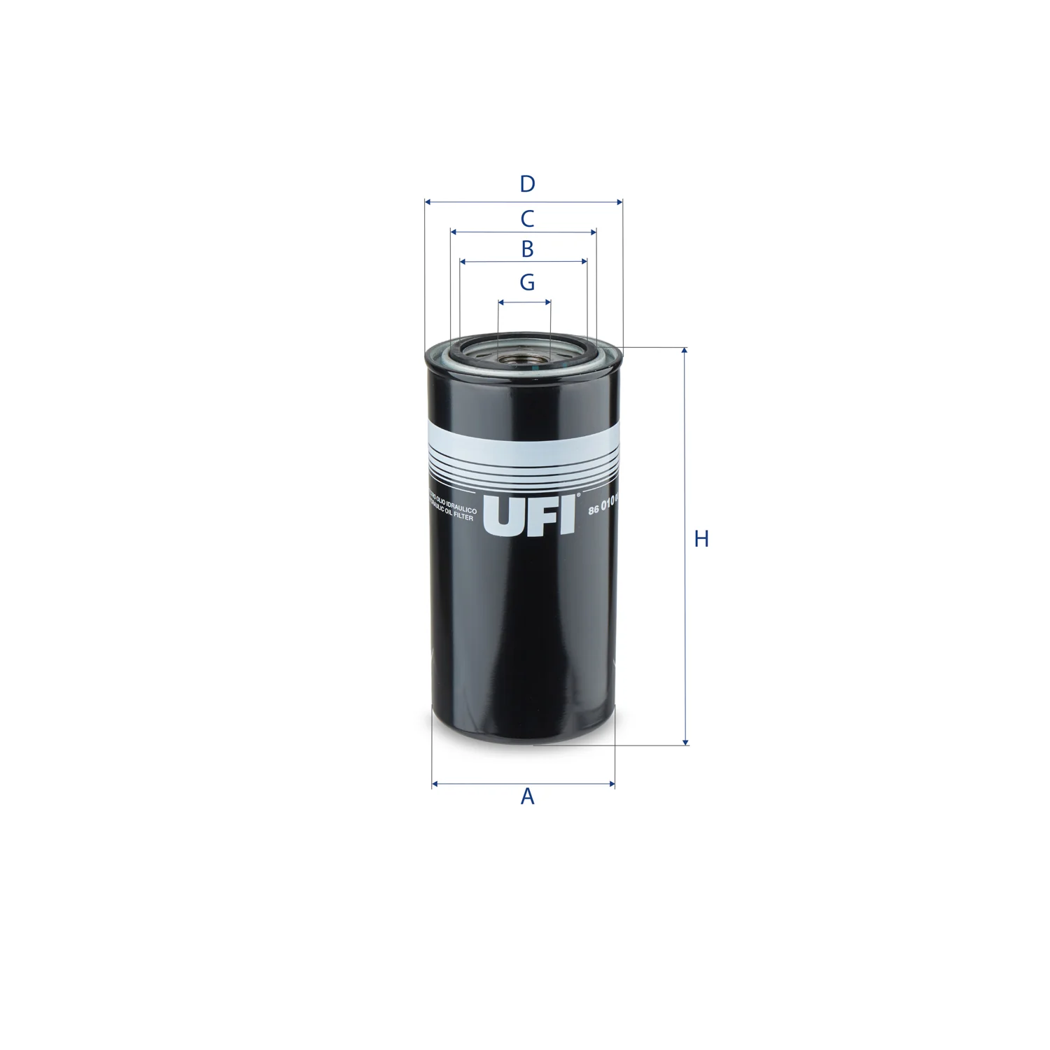 UFI Filters - 86.010.00 - Ölfilter SpinOn