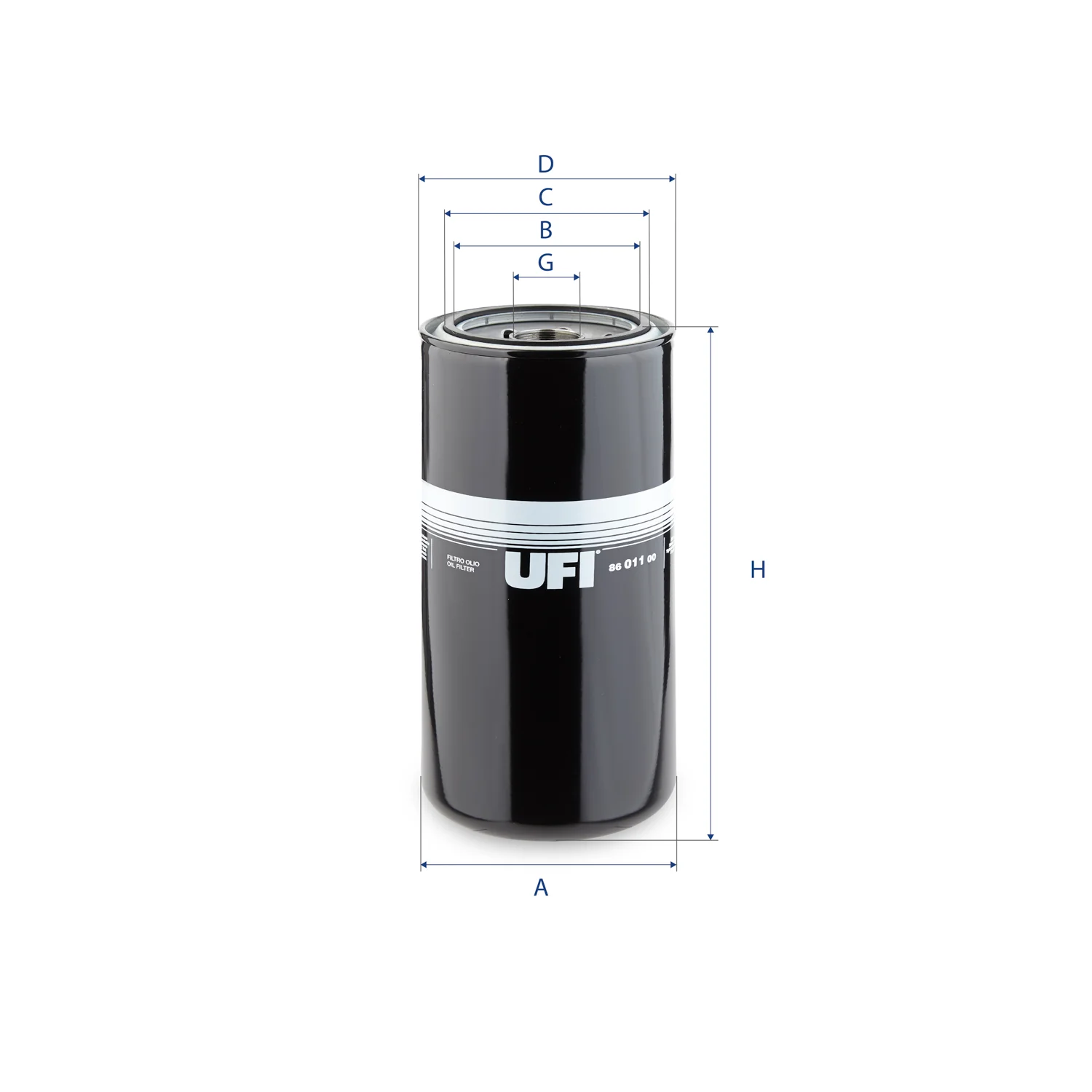 UFI Filters - 86.011.00 - Ölfilter SpinOn