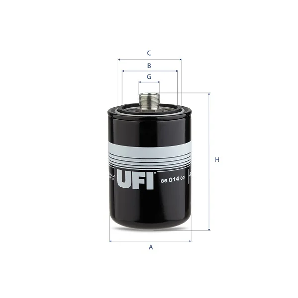UFI Filters - 86.014.00 - Hydraulikfilter SpinOn