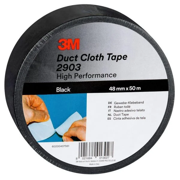 3M - 7100098695 - Panzerband Schwarz Scotch® 2903 48mmx50m