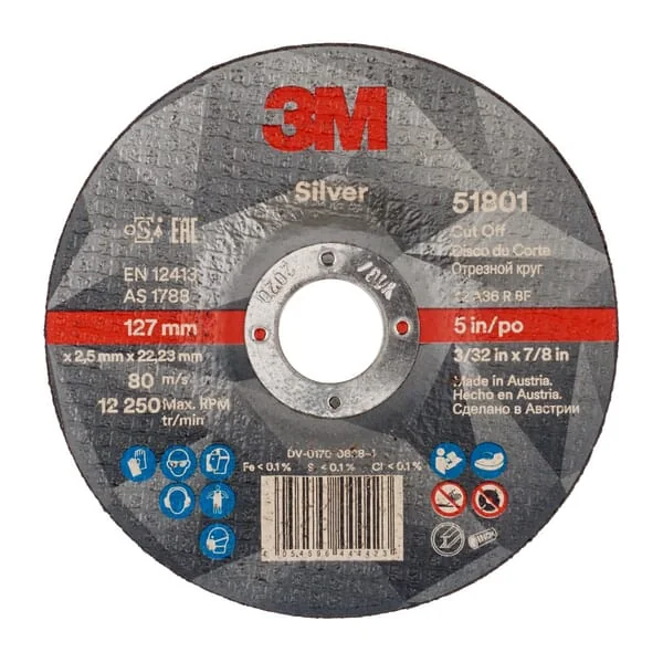 3M - 7100141069 - Trennscheibe 51801 T42 125x2,5x22,23 mm