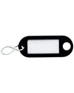 Abus - HG1000ZW - Schlüsselring Schwarz Mit Etikett