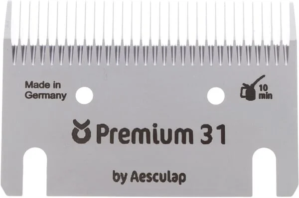 Aesculap - VV18956 - Schurblaetter-Set Rind/Pferd 31/15 Zaehne