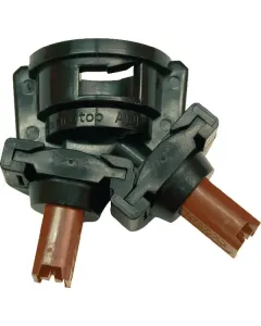 Agrotop - 12825 - Doppeldueenkappe, Bajonett, SW8, Schwarz, Agrotop