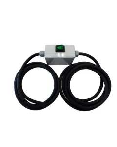 Agrotop - 14789 - Stromversorgungsleitung Mit Schalter, 12 Volt, 16 Ampere, 3m + 2m Kabel, Schutzart IP 65