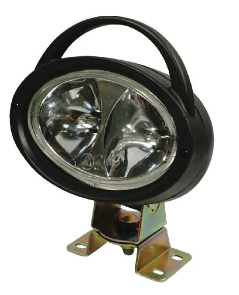 Ajba - LA09011 - Arbeitsscheinwerfer Halogen, Oval, 12v, Transparent, Aufschraubbar, Ajba