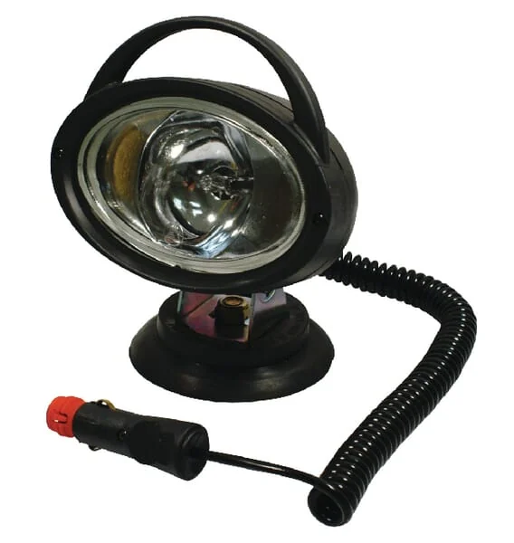 Ajba - LA28011 - Arbeitsscheinwerfer Halogen, Oval, 12v, Transparent, Magnetisch, Ajba