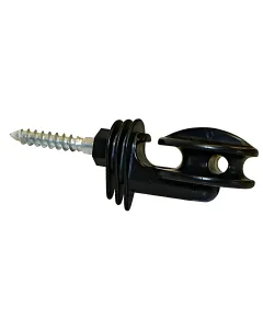 AKO - 441330 - Eckseilisolator Schwarz Durchmesser 8,0mm 10 Stueck AKO