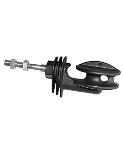 AKO - 441360 - Pigtail-Isolator Schwarz, 10 Stueck AKO
