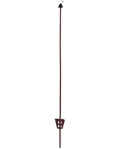 AKO - 441455P010 - Ovaler Stahlpfosten 106 Cm Mit Metalloese 10 Stueck