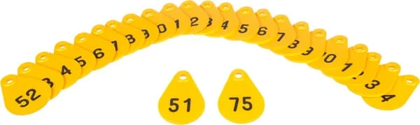 Akroh - 3990500000025175 - Flexibles Halsband Nr. 51-75 Gelb