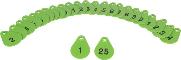 AKROH - 3990500000040125 - Flex Halsplatte Grün Nr.1-25