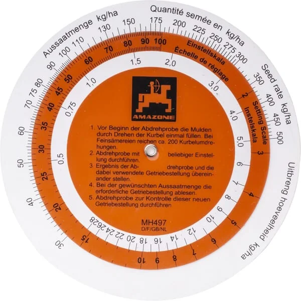 Amazone - MH963 - Nivellierscheibe D=120