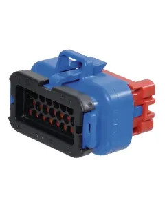 AMP TYCO - AMP7706805 - Steckergehaeuse 23 P. Weiblich Blau