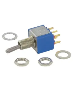 APEM - 5249CDB - Mini-Schalter Ein-Aus-Ein 2-Polig