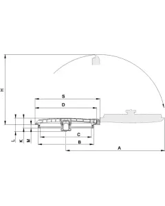 Arag - 356041 - Deckel Mit Schloss, Oben Befestigt