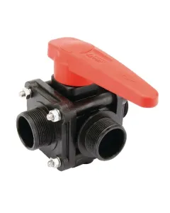 Arag - 453015E66 - Kugel Ventil 3-Wege 1 1/2" M